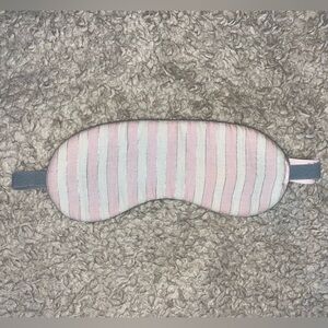 Victorias Secret Sleep Mask The Dreamer Pink & White Striped One Size Fits All